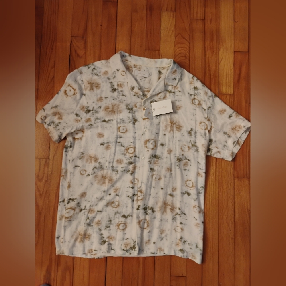 NWT Men's Porter & Ash Linen Shirt